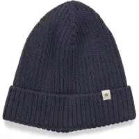 Huttelihut Kid's Beanie Wool Knit Dino Berretto Bambini (54 cm - 6-8 Years, blu)