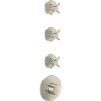 Axor hansgrohe One Module thermostatique encastré pour 3 consommateurs, avec poignée croisillon, 48713820, 48713820