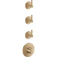 Axor hansgrohe One Module thermostatique encastré pour 3 consommateurs, avec poignée à levier, 48723140, 48723140