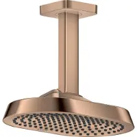 Hansgrohe AXOR ShowerSphere Douche de tête 250/160 1jet EcoSmart avec raccordement au plafond, 6 l/min, 39771300, 39771300