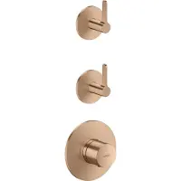 Axor hansgrohe One Module thermostatique encastré pour 2 consommateurs, avec poignée à levier, 48722310, 48722310