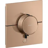 Axor hansgrohe ShowerSelect ID thermostat, Highflow, encastré, 1 consommateur, une sortie supplémentaire, carré, 36777300, 36777300