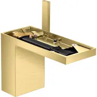 Hansgrohe AXOR MyEdition Mitigeur monocommandé pour lavabo 110, avec vidage Push-Open, sans plaque, saillie 150mm, 47032950, 47032950