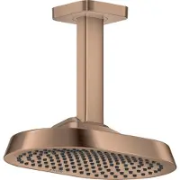 Hansgrohe AXOR ShowerSphere Douche de tête 250/160 1jet EcoSmart avec raccordement au plafond, 6 l/min, 39771310, 39771310