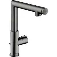 Hansgrohe AXOR Uno Select Mitigeur de lavabo 220 avec vidage à tirette, saillie 160mm, 45016330, 45016330