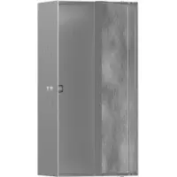 Hansgrohe XtraStoris Rock niche murale avec porte à carreler 300x150x100 mm, 56082800, 56082800
