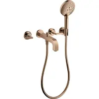 Hansgrohe AXOR Citterio mitigeur bain 3 trous avec béqu'illes, 39448300, 39448300