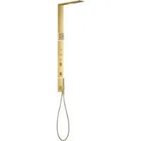 Hansgrohe AXOR ShowerComposition Panneau de douche, avec thermostat, douche de tête 110/220, douchette dépaule, accessoires inclus, 12595950, 12595950