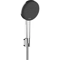 Hansgrohe Raindance Alive Select S Set de support de douche 125, 3-jet EcoSmart avec flexible de douche Designflex textile 160cm, 24611000, 24611000