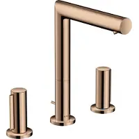 Axor Hansgohe Uno, robinetterie de lavabo 3 trous 200 avec poignée zéro et vidage à tirette, saillie 183mm, 45133300, 45133300