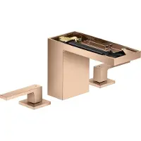 Hansgrohe AXOR MyEdition Mitigeur de lavabo 3 trous 110, avec vidage Push-Open, sans plaque, saillie 150mm, 47072300, 47072300