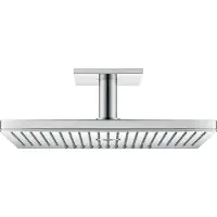Hansgrohe AXOR ShowerSolutions pomme de douche suspendue 460/300 3jet, raccordement au plafond, 35281000, 35281000