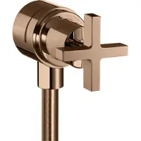Hansgrohe AXOR Citterio Fixfit Robinet d'arrêt avec poignées transversales, 39883300, 39883300
