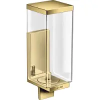 Hansgrohe AXOR UNIVERSAL Distributeur de savon rectangulaire, quantité de remplissage 600ml, 42610990, 42610990