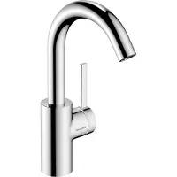 Hansgrohe Zesis S Mitigeur monocommandé pour lavabo 210 CoolStart, avec bec pivotant et vidage Push-Open, 74742000, 74742000
