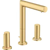 Hansgrohe Hansgohe AXOR Uno, robinetterie de lavabo 3 trous 200 avec poignée zéro et vidage à tirette, saillie 183mm, 45133250, 45133250