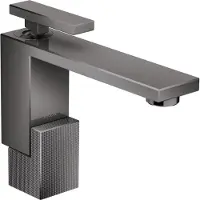 Hansgrohe AXOR Edge mitigeur monocommande de lavabo 130 avec vidage par poussée, taille diamant, 46011330, 46011330
