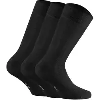 Rohner Basic Wool/Cotton Calze casual (39-42, nero)