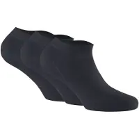 Rohner Basic Sneaker Bamboo 3er Pack Calze casual (39-42, nero)