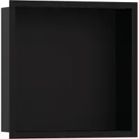 Hansgrohe XtraStoris Individual Niche murale noir mat avec cadre design 300x300x100 mm, 56098670, 56098670