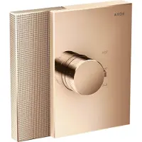 Hansgrohe Thermostat de bord AXOR Highflow dissimulé, taille diamant, de la taille d'une main, 46741300, 46741300