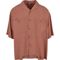 Urban Classics Oversized Resort Shirt Terracotta Taglia: S | Camicie Casual Outlet | Uomo