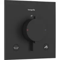 Hansgrohe Ecostat Comfort E Thermostat encastré pour 2 consommateurs avec combinaison de sécurité intégrée, 33716670, 33716670
