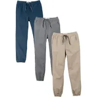 Bonprix Pantaloni beige / blu notte / grigio scuro