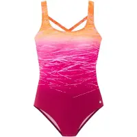 LASCANA Costume intero arancione / fucsia / rosa chiaro