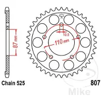 JT Sprockets Pignone Posteriore Jtr80742