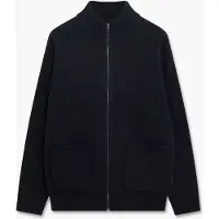 French Connection Zip Thru (v2) Solid Marine Taglia: M | Cardigan Outlet | Donna