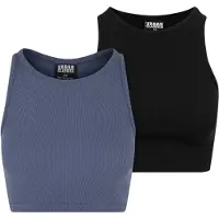 Urban Classics Canotta Cropped Rib 2 Unità