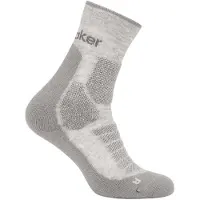 Icebreaker Women's Merino Hike+ Heavy Crew Calze da trekking Donna (41-43, grigio)