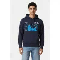 Arena Unisex Hoodie Esch Rome 22 Merch Navy Taglia: XS | Felpe con cappuccio Outlet | Unisex | Blu