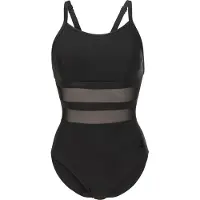 Arena Women's Mesh Equals Swimsuit Back B Costume intero Donna (40, nero)