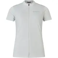 Endura Women's Loop S/S Zipped Jersey Maglietta da ciclismo Donna (XL, grigio)