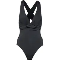 Seafolly Women's Collective Cross Back One Piece Costume intero Donna (44, nero)