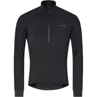 Vaude Kuro Halfzip L/S Tricot Maglietta da ciclismo Uomo (L, nero)