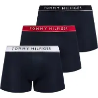 Tommy Hilfiger Underwear Boxer 'Essential' rosso / nero / bianco