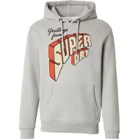 Superdry per uomo. M2014356A felpa grigia North California (XL), Casual, Grigio, Cotone