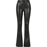 Urban Classics Synthetic Leather Flared Pants Black Taglia: XS | Pantaloni da completo Outlet | Donna | Nero