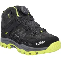 CMP Kid's Kiruna Mid Fitgo Trekking Shoes WP Scarpe da trekking Bambini (30, nero)
