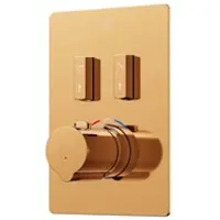Steinberg Série 390 Set de montage final, pour thermostat encastré 1/2, slidetronic, pour 2 consommateurs, 39049233RG, 39049233RG
