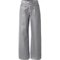 Karl Lagerfeld Silver Metallic Wide Leg Denim Pants Taglia: W25 | Pantaloni Outlet | Donna | Blu