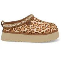 Ugg - Pantofole calde e comode in cuoio - W Tazz Plains Felicity Leopard Jasmine per Donne in Poliestere Riciclato - Taglia 39 - Marrone