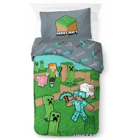 BrandMac Set Di Biancheria Da Letto Minecraft Animals &amp; Mobs 140 X 200 Cm (1029637)