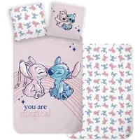 BrandMac Biancheria Da Letto Per Culla Stitch &amp; Angel 100 X 140 Cm (1029379)