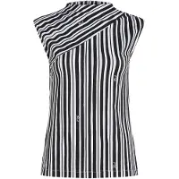 Karl Lagerfeld Camicia da donna nero / bianco