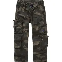 Brandit Pantaloni beige / grigio basalto / grigio fumo