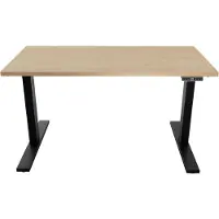 Bisley Scrivania E-WonderTech - Finitura: acero, dimensioni: 160 x 80 cm, struttura: nero
